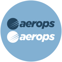 Logo-Icon aerops-Flugplatz-Bezahlsystem-App für Piloten payment system for airports and pilots