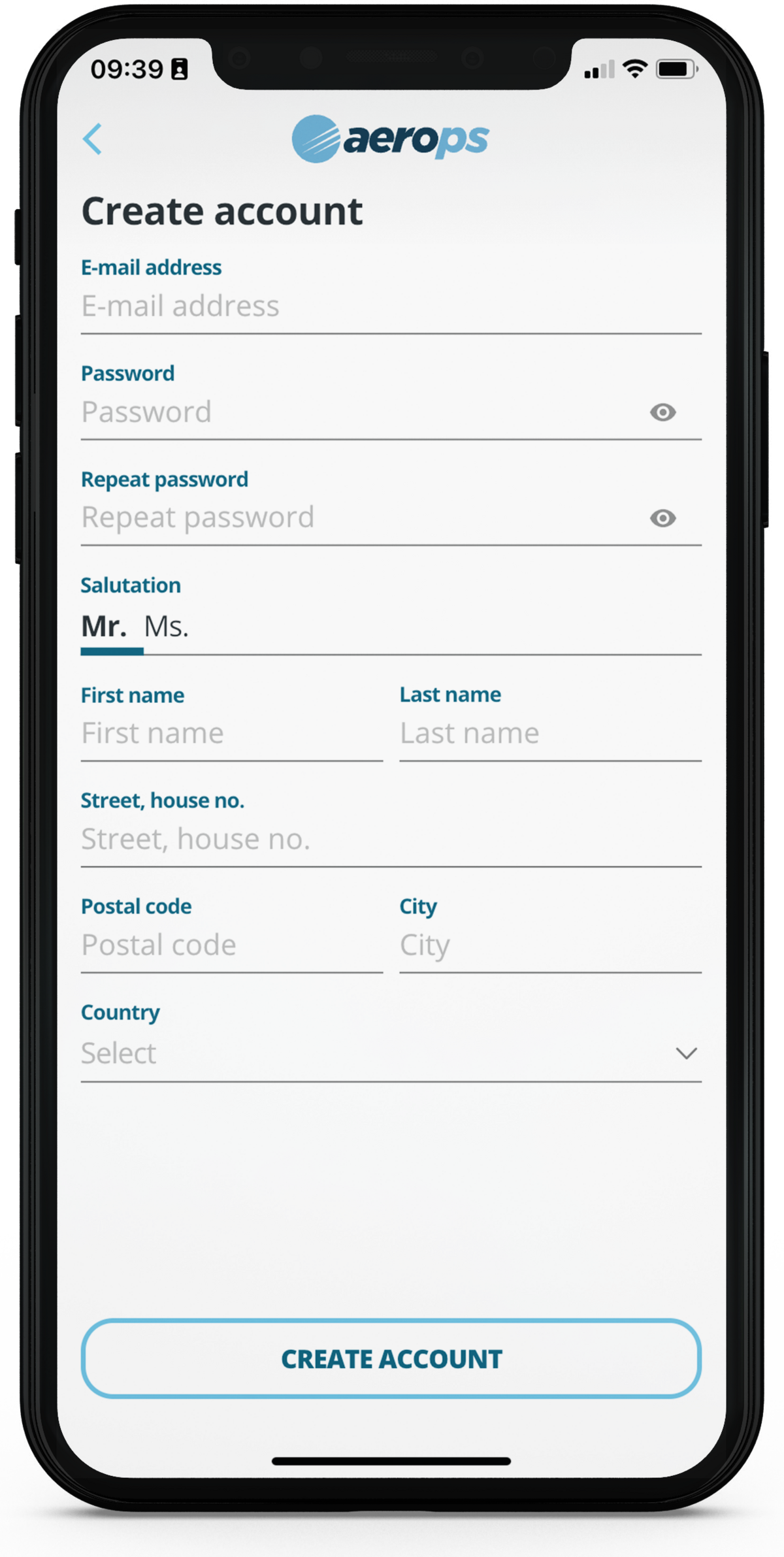 Create your aerops account